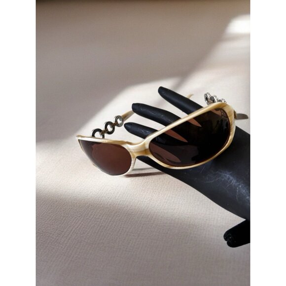 Brighton Women's Sunglasses Central Park Tortoise Brown Frame Silver/ Gold Side - Picture 9 of 9